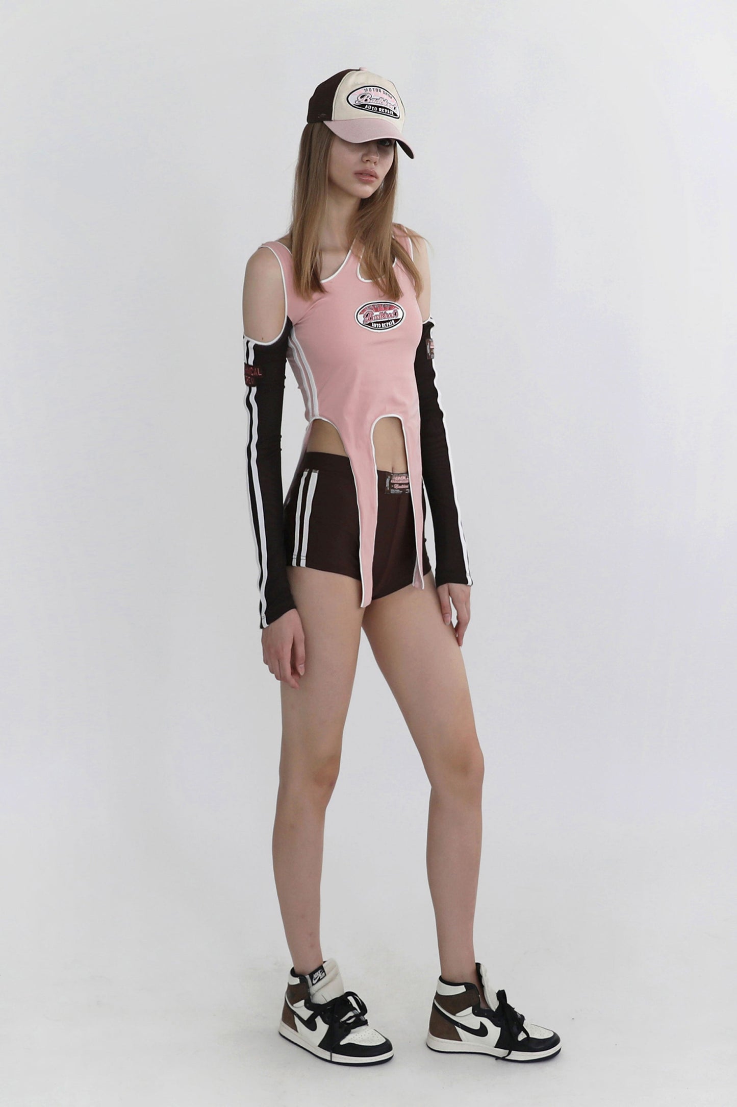 Badblood Auto Repair Boy Shorts Brown