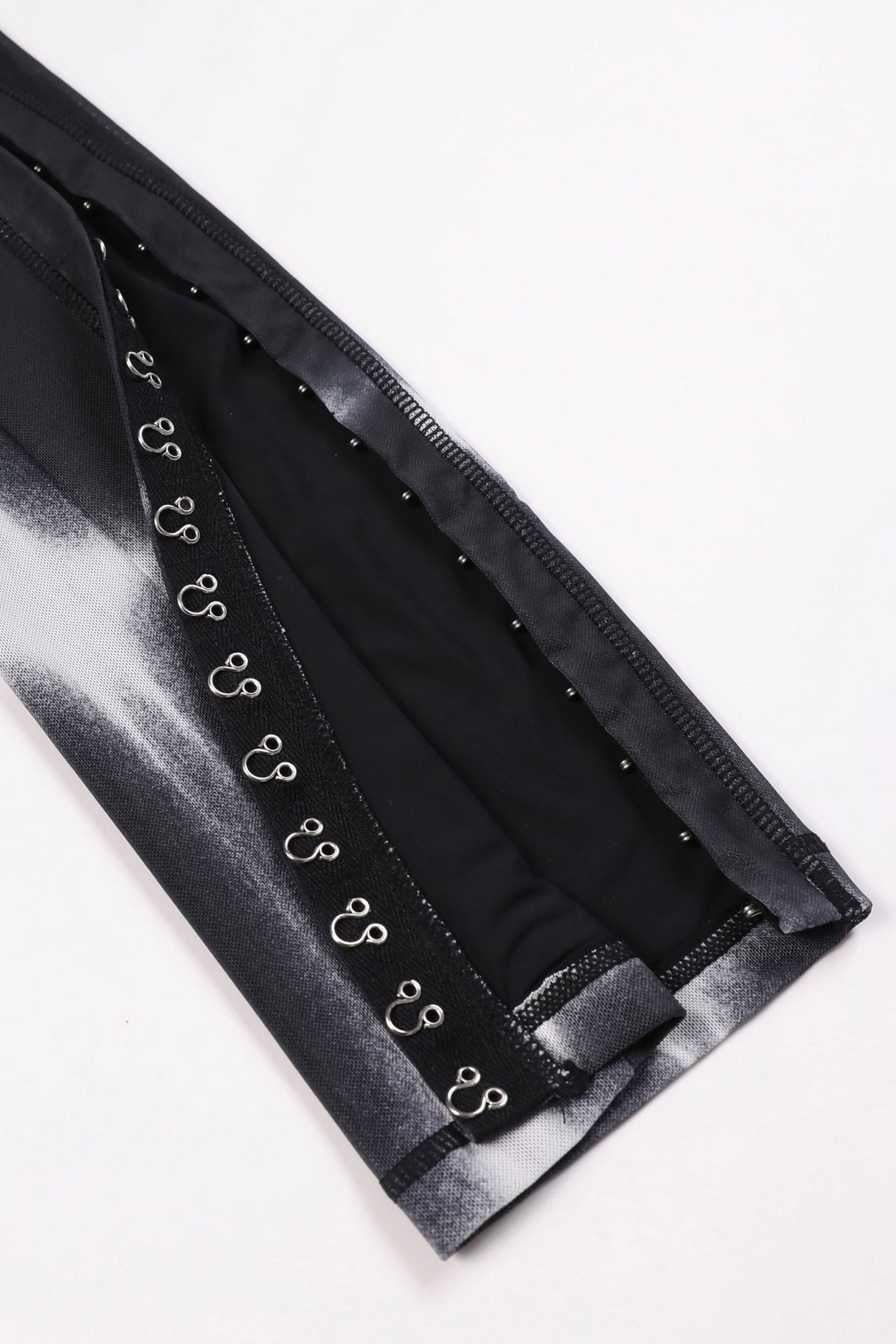 Badblood Stella Mesh Brush Cut Pants Slim Fit Black