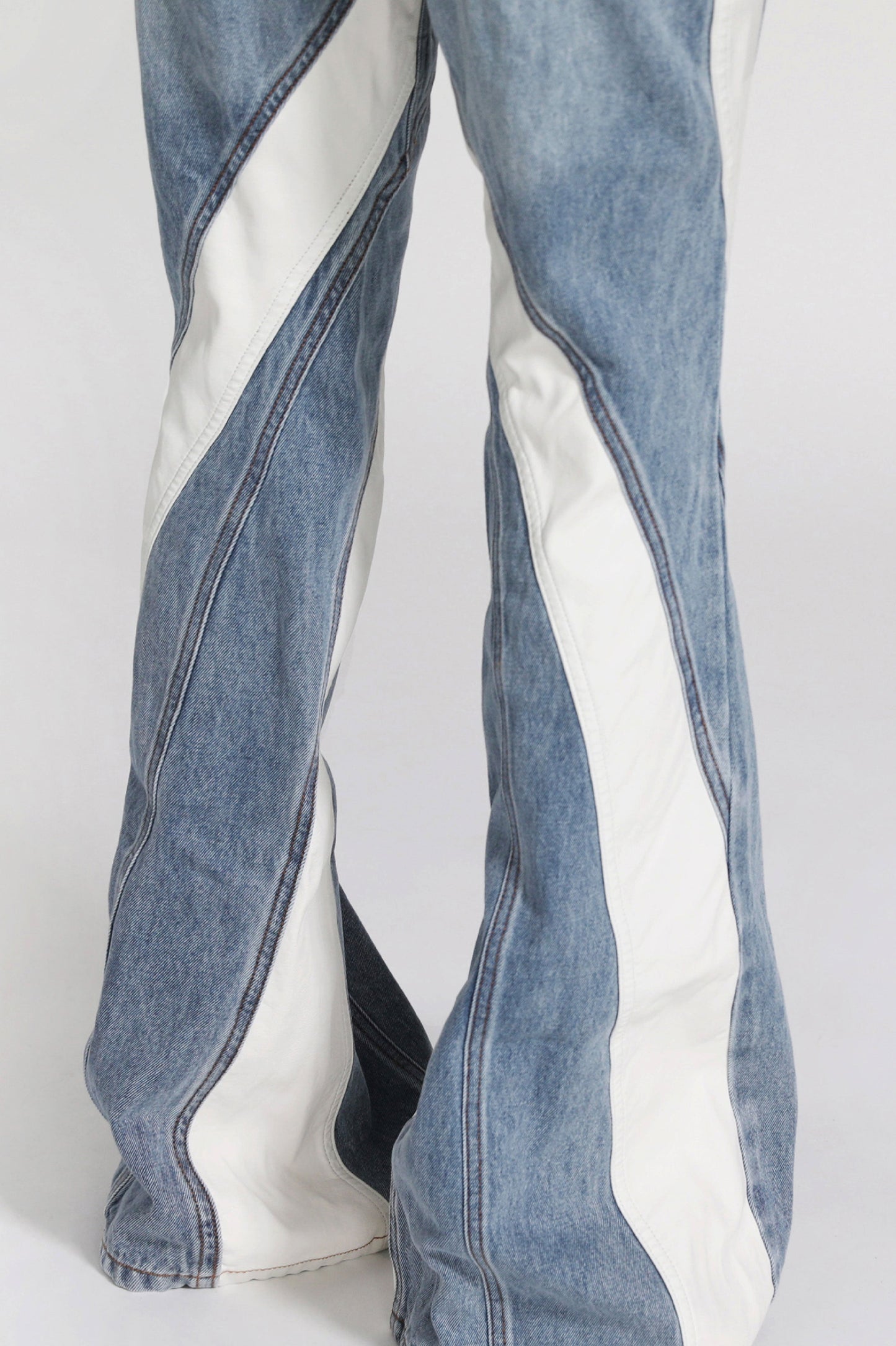 Badblood Duncan Boot Cut Denim Pants Blue