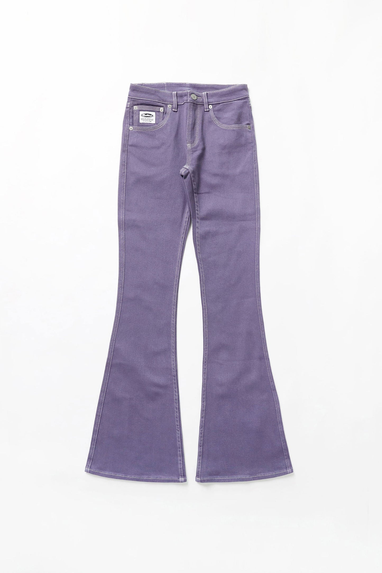 Badblood Workshop Low Rise Pantalon Color Jeans Purple