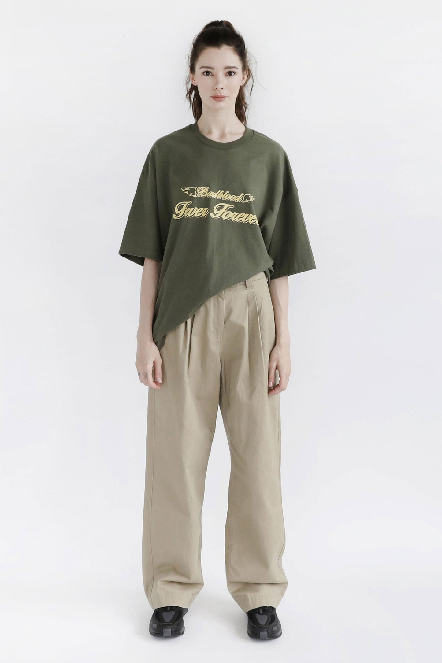 Badblood FFB Dry Cotton 1/2 Tee Khaki/Gold