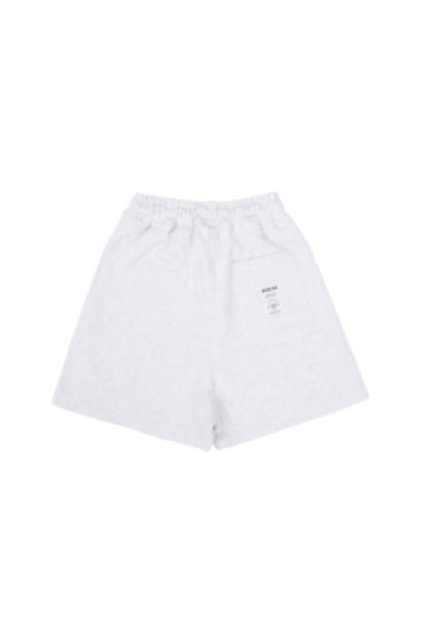 Badblood Arch Logo Heavyweight Lounge Shorts Ash Gray