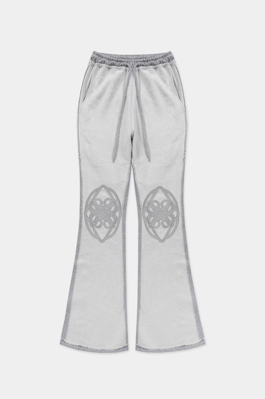 Badblood Fleur Patch Brushcut Pants Gray