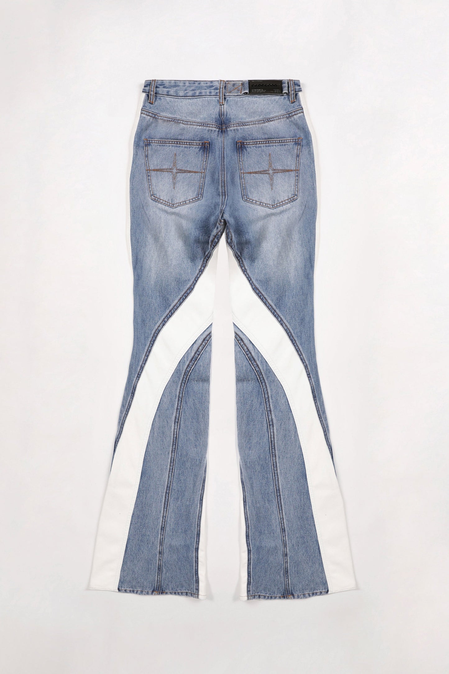 Badblood Duncan Boot Cut Denim Pants Blue