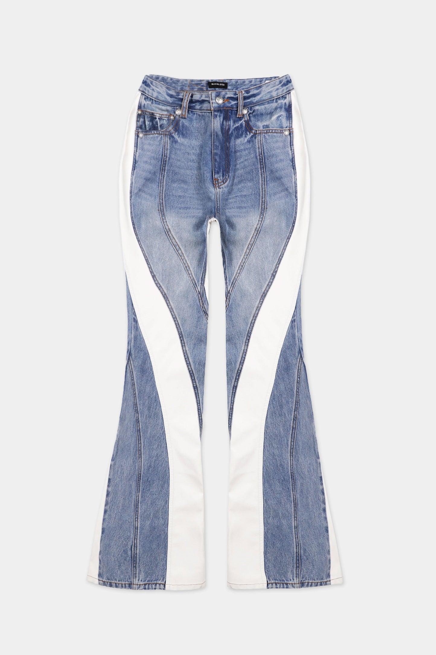 Badblood Duncan Boot Cut Denim Pants Blue